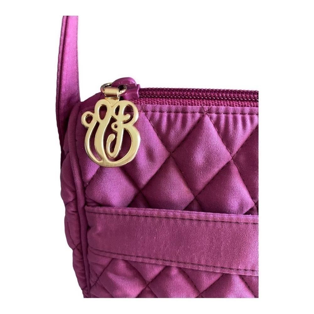 VERA BRADLEY-PURPLE QUILTED HANDBAG - Picture 2 of 9